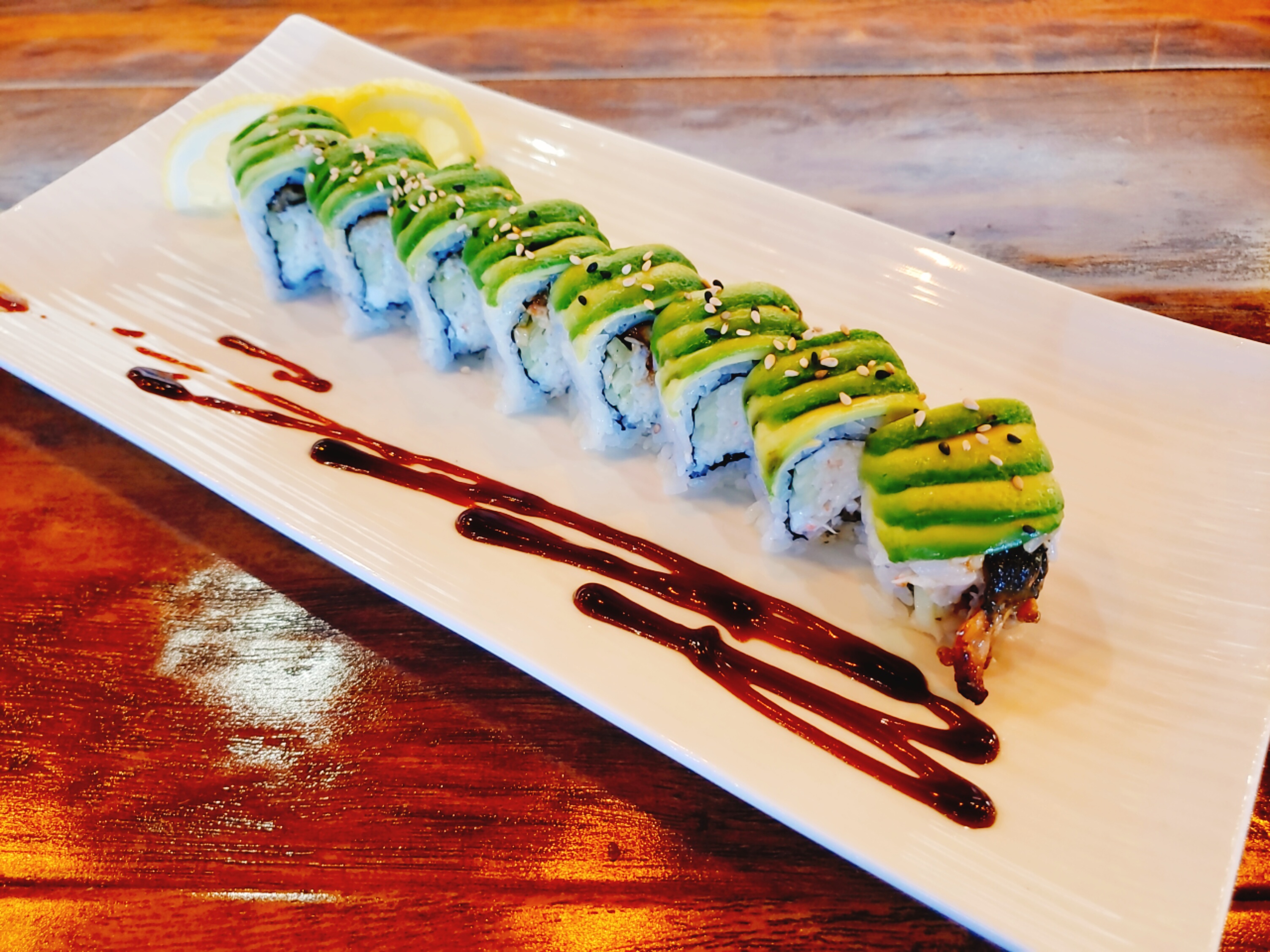Order Caterpillar Roll food online from Otay Sushi And Crab store, Chula Vista on bringmethat.com