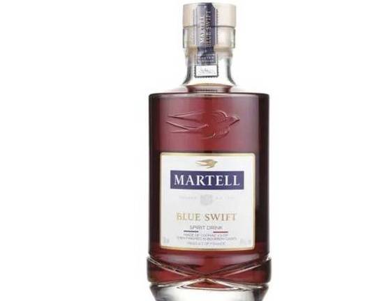 Order Martell Blue Swift, 750mL cognac ( 40% ABV)  food online from Cold Spring Liquor store, Liberty Hill on bringmethat.com