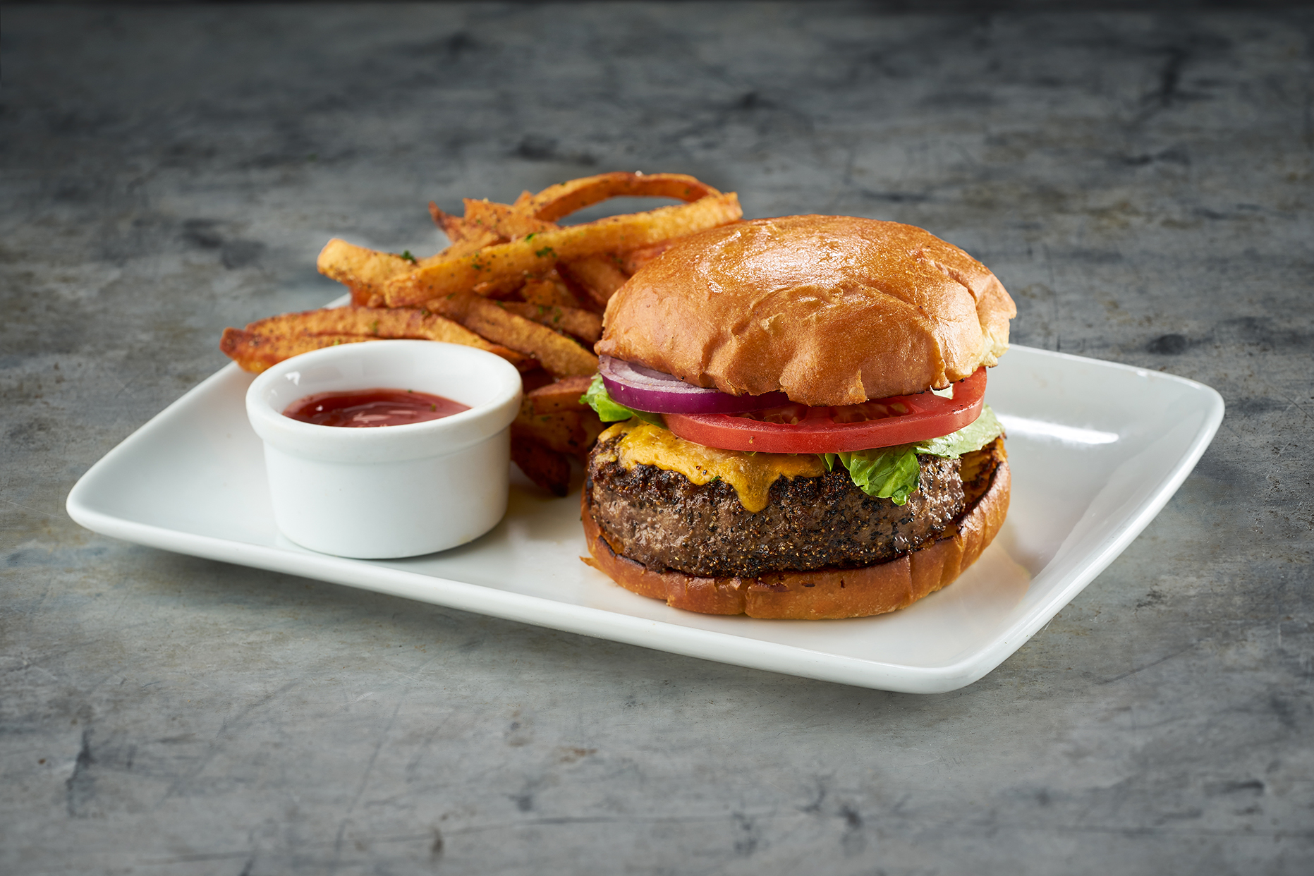 Order Prime Burger with Fries food online from Ruth's Chris Steak House store, Ann Arbor on bringmethat.com