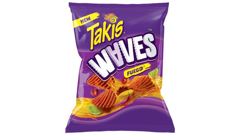 Order Takis Waves Fuego Wavy Potato Chips food online from Route 7 Food Mart store, Norwalk on bringmethat.com