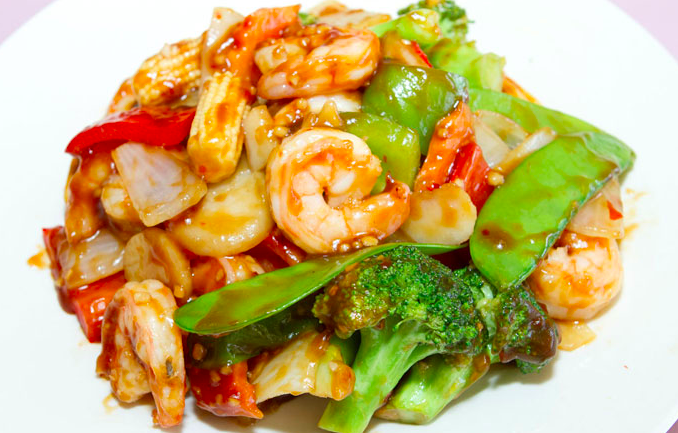 Order Shrimp with Garlic Sauce food online from Hai Sing Chinese Restaurant store, Yonkers on bringmethat.com
