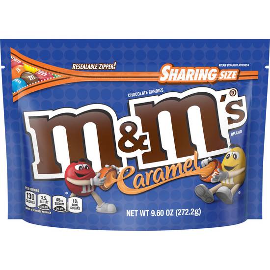 Order M&M's Caramel Milk Chocolate Candy Sharing Size (9.06 oz) food online from Rite Aid store, Eugene on bringmethat.com