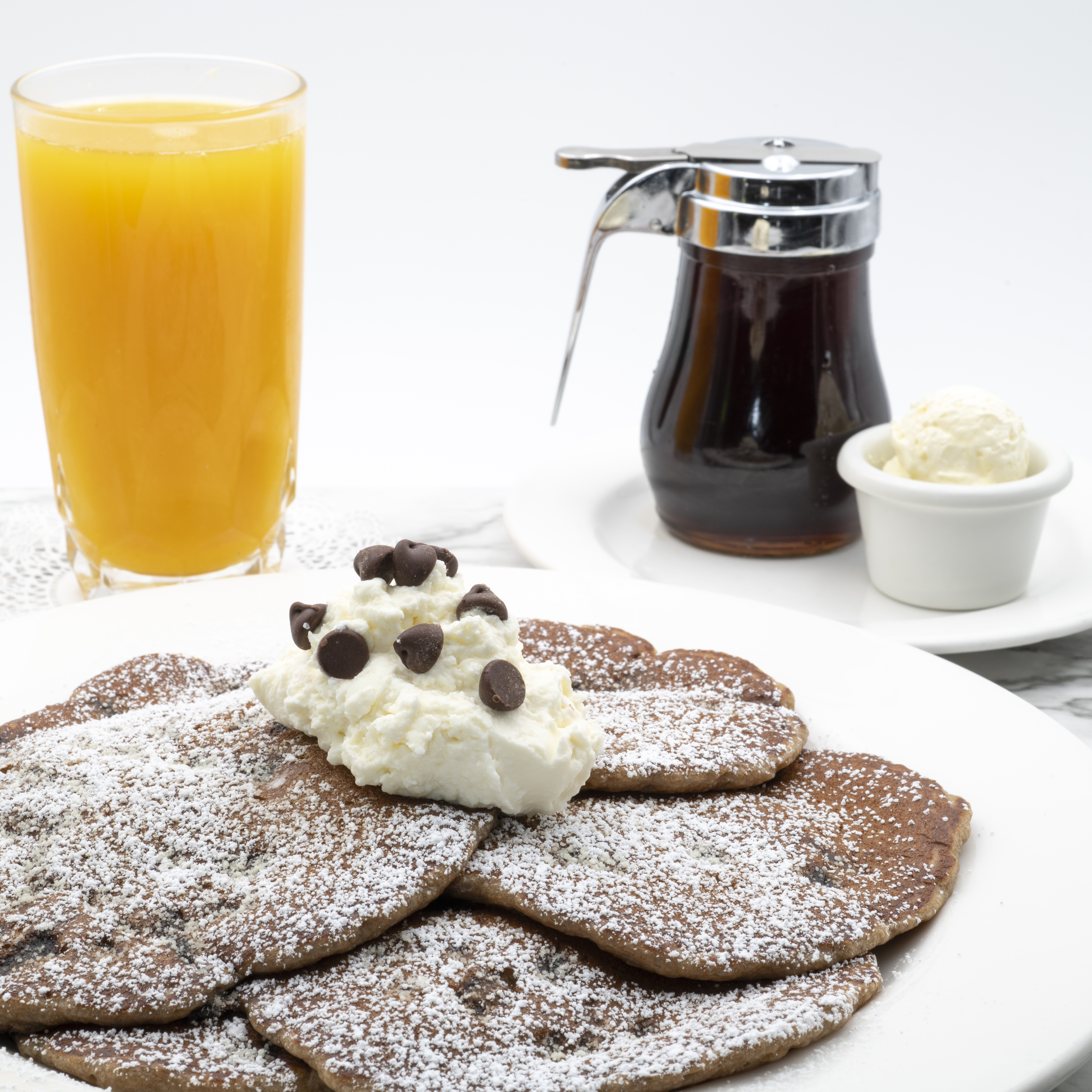 Order Chocolate Chips Pancakes - Full Order food online from Original Pancake House store, Plano on bringmethat.com