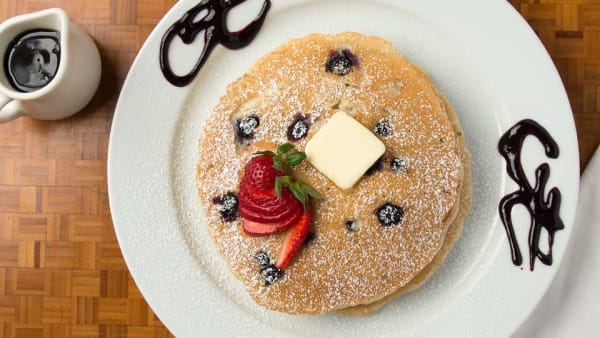 Order Fuzzy Monkey Pancakes food online from Naked Cafe store, Carlsbad on bringmethat.com