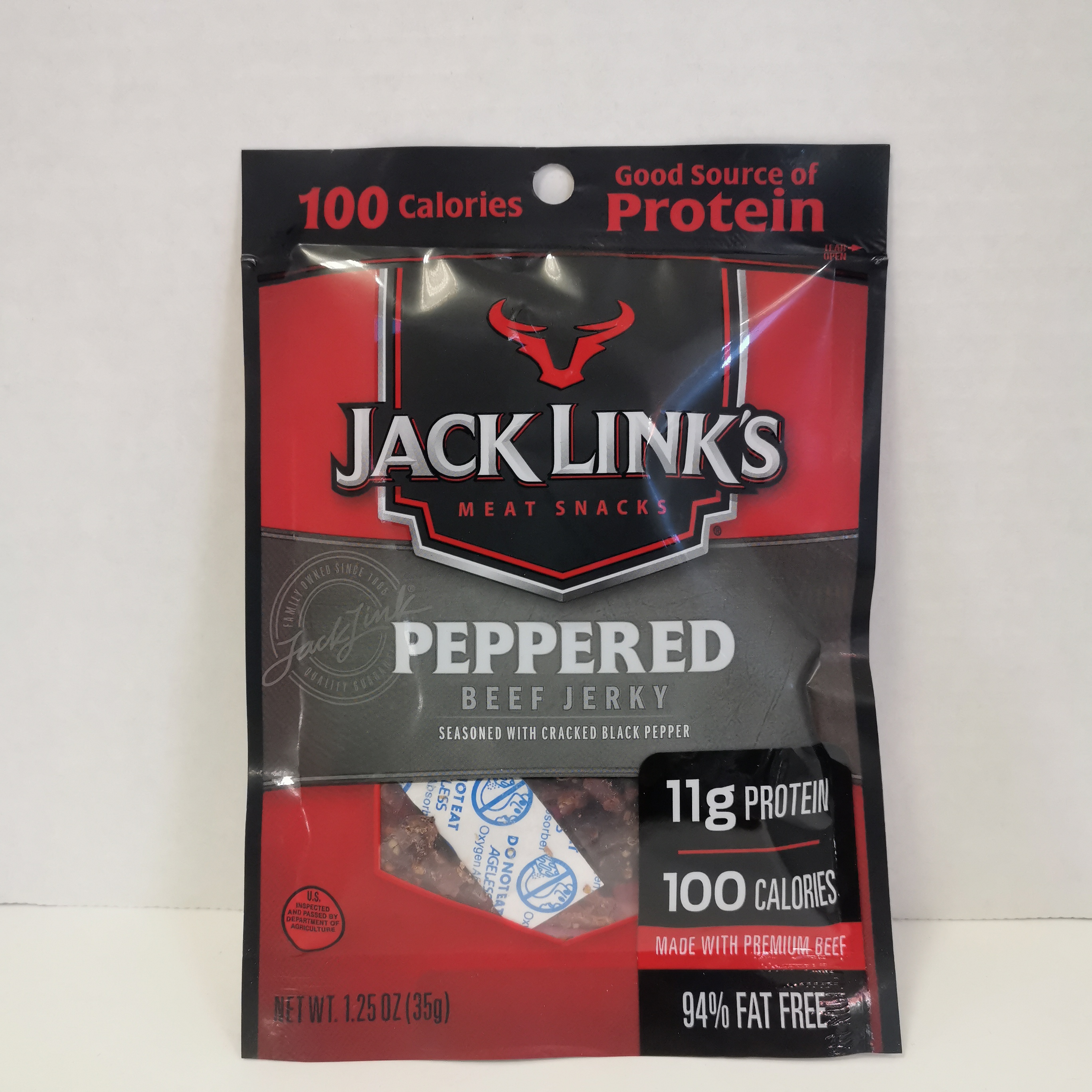 Order Jack link Peppered 1.25oz food online from Rank Quickserve store, San Francisco on bringmethat.com