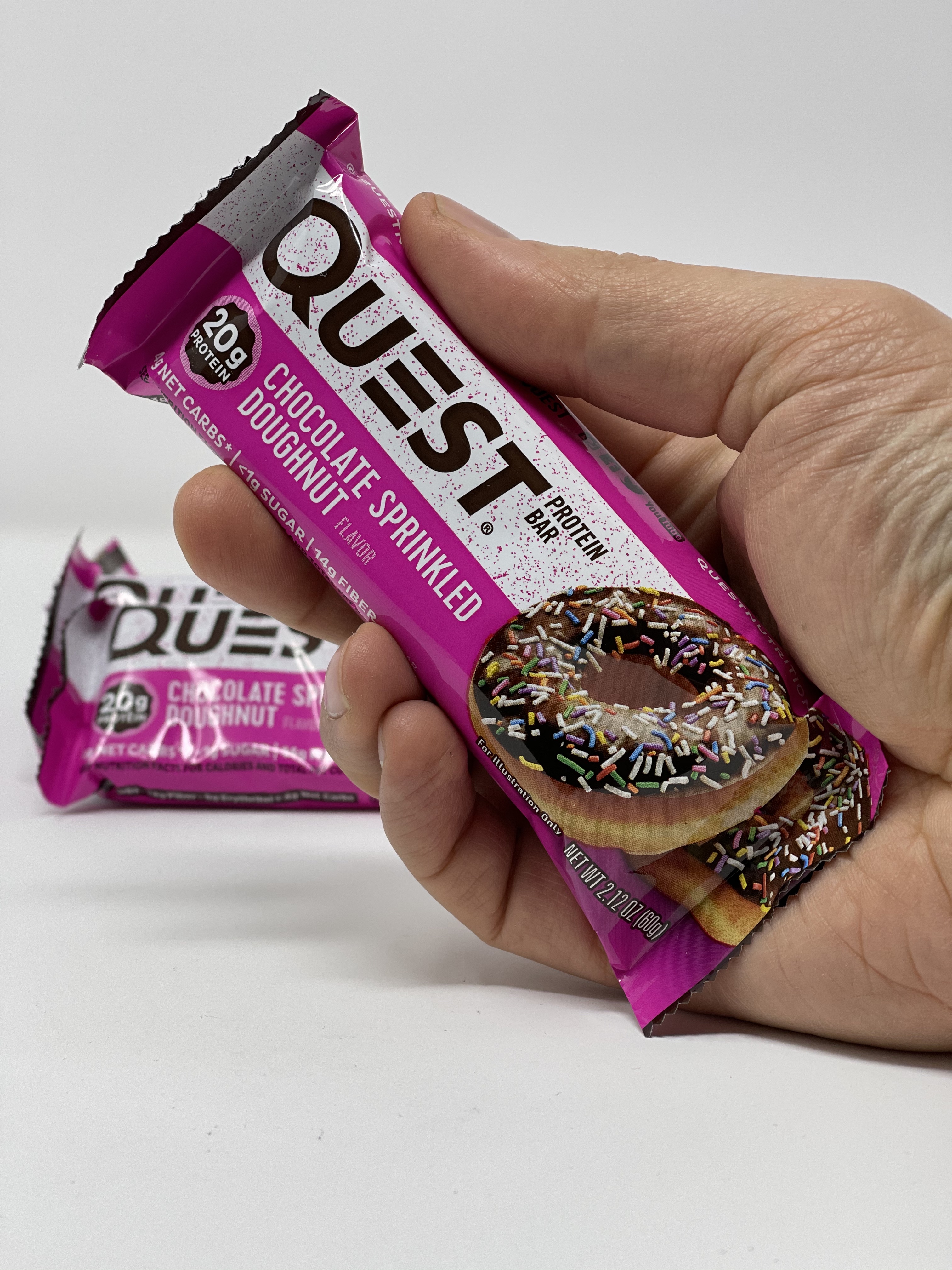 Order Quest Protein Bar Chocolate Sprinkled Doughnut food online from Dynamic Tone store, Los Angeles on bringmethat.com