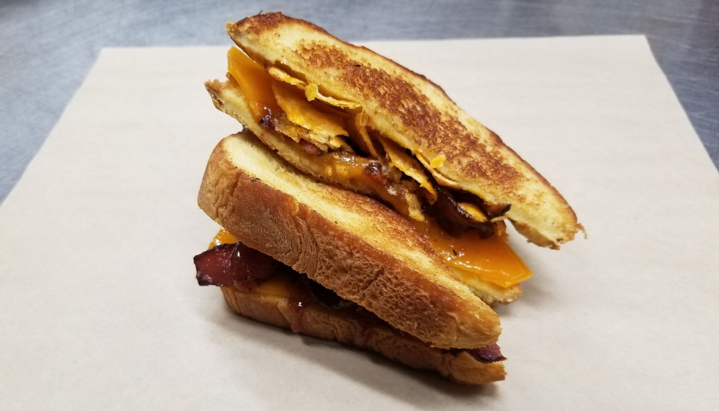 Order Bacon Crunch Grilled Cheese food online from Doggystyle Premium Wieners + Burgers store, Burlington on bringmethat.com