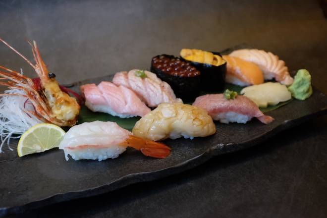 Order Tokujo (Premium) Nigiri Flight food online from Nakato Japanese Restaurant store, Atlanta on bringmethat.com