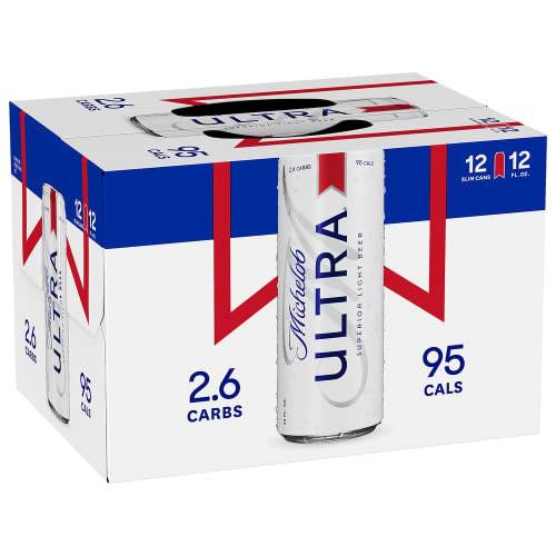 Order Michelob Ultra · Superior Domestic Light Beer (24 x 12 fl oz) cans food online from D & B Liquor store, Olmos Park on bringmethat.com