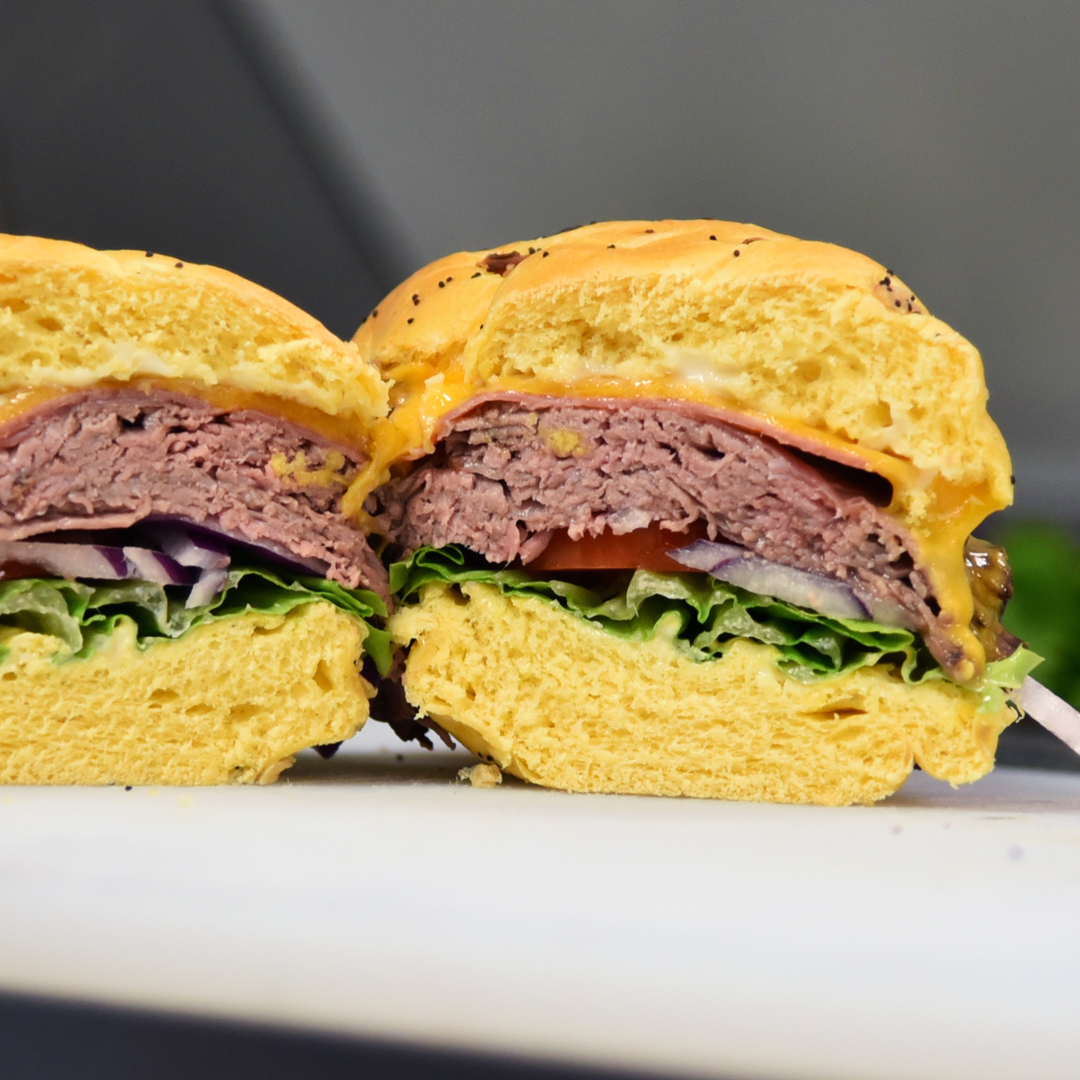 Order Roast Beef Melt Sandwich Combo food online from Hazelwoods On The Bay store, San Diego on bringmethat.com
