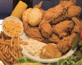 Order Mixed Chicken with Fries and Rolls food online from Crown Fried Chicken & Pizza store, Brooklyn on bringmethat.com