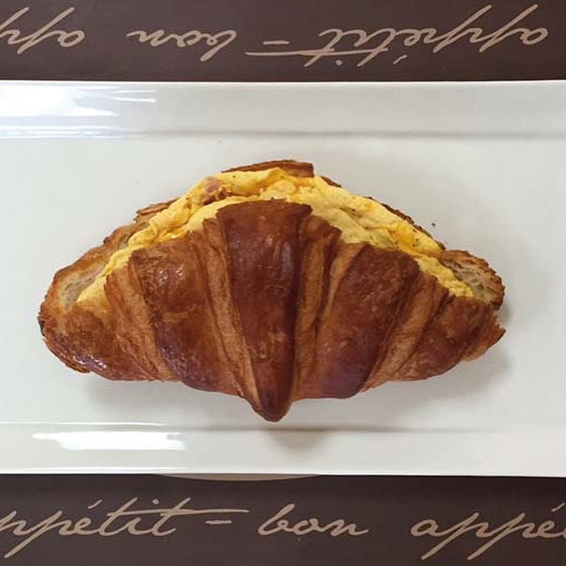 Order Ham and Cheese Omelet Croissant food online from Nanny's store, Las Vegas on bringmethat.com