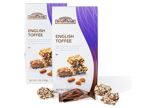 Order Bite-Sized English Toffees food online from Rocky Mountain Chocolate Factory store, Fresno on bringmethat.com
