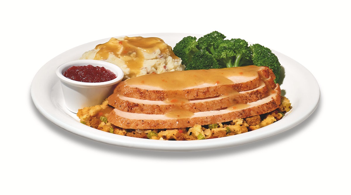 Order Turkey & Dressing Dinner food online from Denny store, Austinburg on bringmethat.com