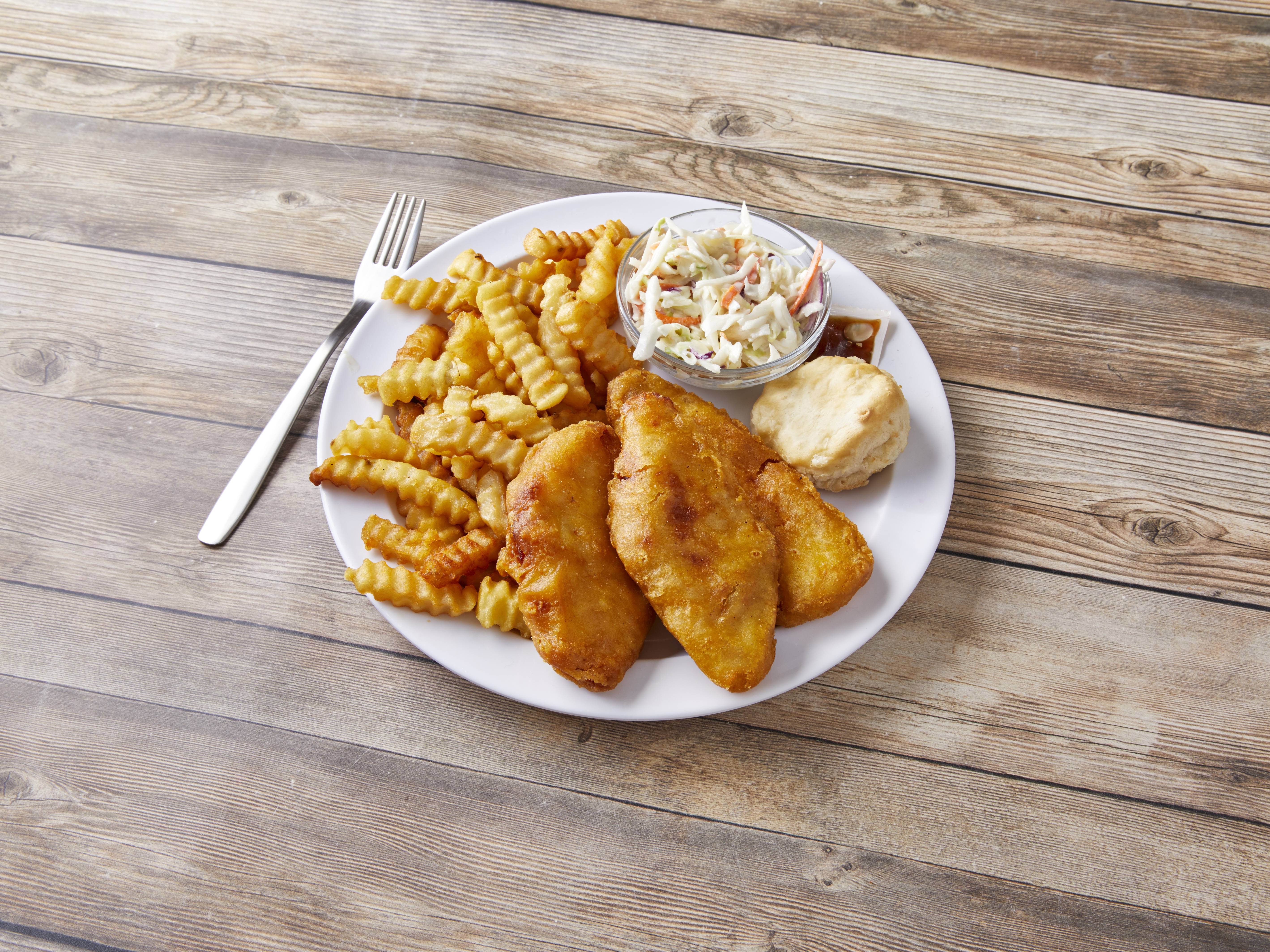 Order 3 Piece Cod Meal food online from Family Fried Chicken store, Ypsilanti on bringmethat.com