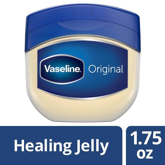 Order Vaseline 100% Pure Petroleum Jelly Original Healing Jelly For Dry Cracked Skin and Eczema Relief, 1.75 OZ food online from Cvs store, ONTARIO on bringmethat.com