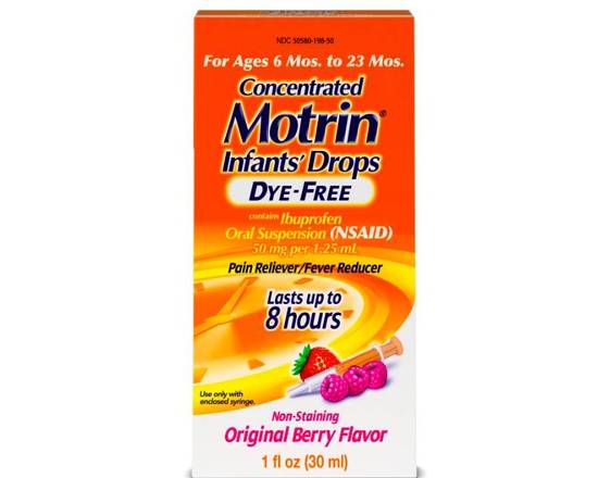 Order Motrin Infants Drops Berry 1 oz food online from McLean Ave Pharmacy store, Yonkers on bringmethat.com