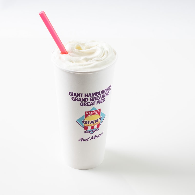 Order  VANILLA SHAKE food online from Nation's Giant Hamburgers store, El Cerrito on bringmethat.com