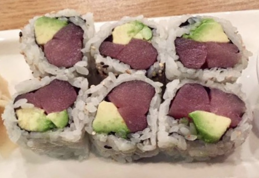 Order 10. Tuna Avocado Roll food online from Mikaku store, New York on bringmethat.com
