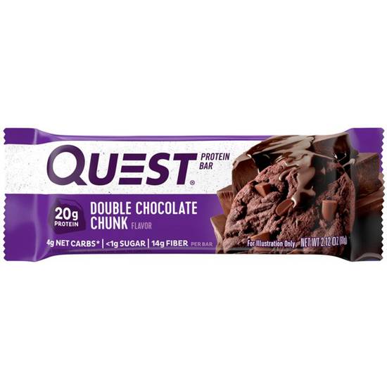 Order Quest Protein Bar Double Chocolate Chunk (2.12 oz) food online from Rite Aid store, SPOKANE on bringmethat.com