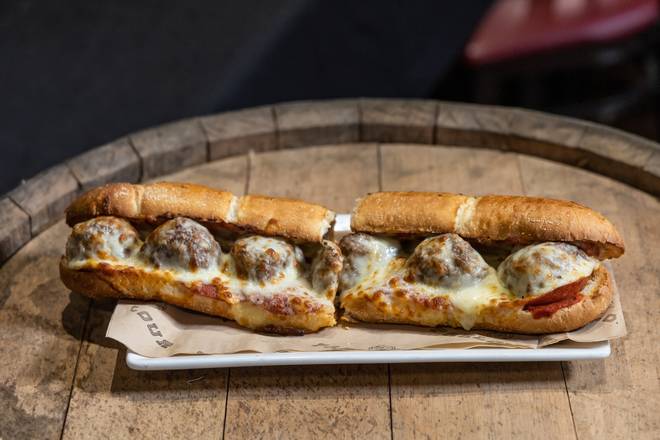 Order Whole Meatball Grinder food online from Parlour Pizza store, New Albany on bringmethat.com