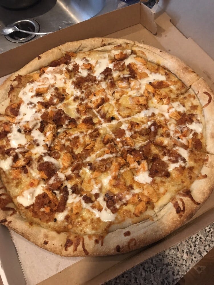 Order Buffalo Pizza - Small food online from Gigi's pizza store, Whitestone on bringmethat.com