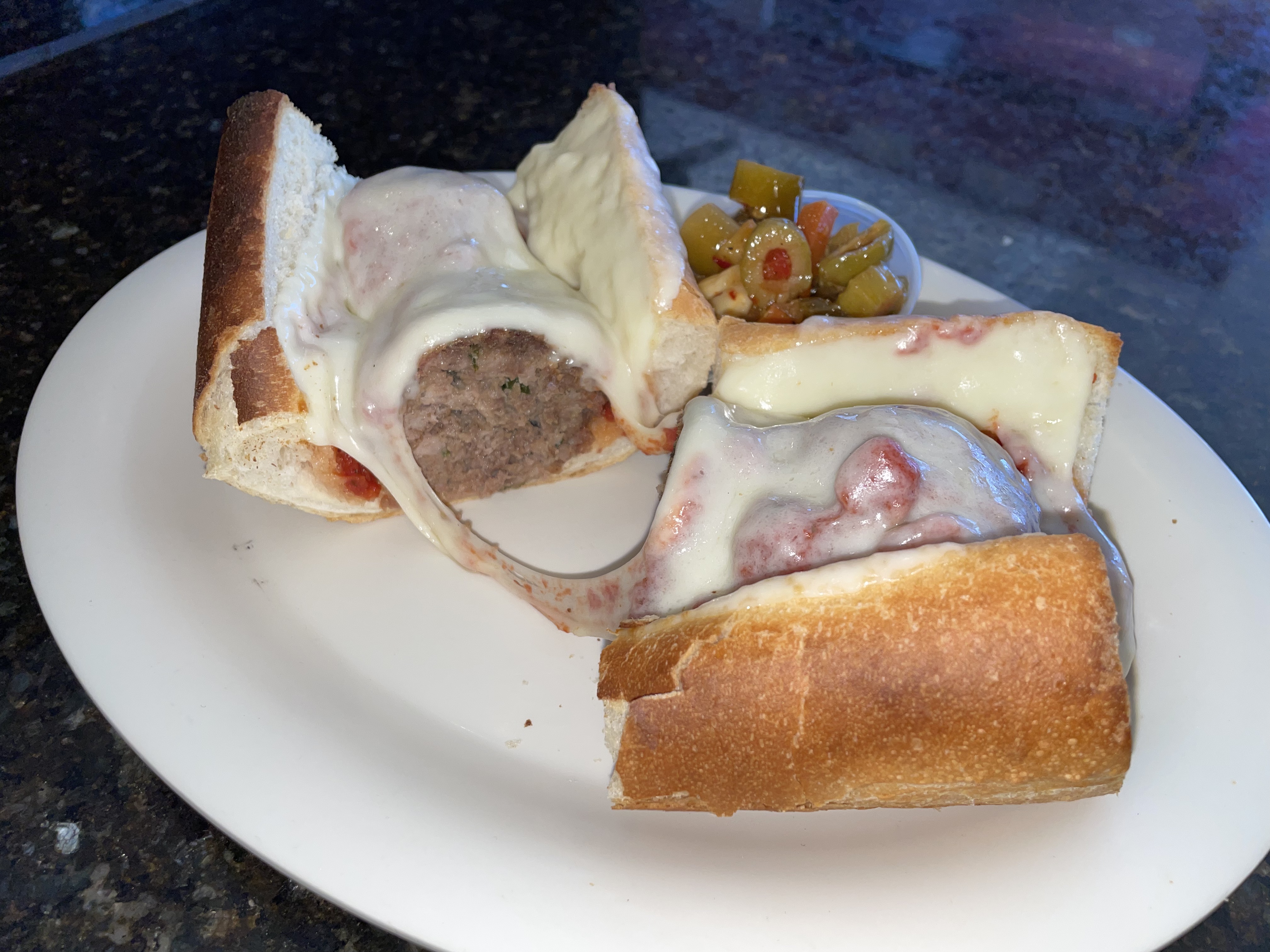 Order Meatball Sandwich food online from Mr. gee's store, Chicago on bringmethat.com