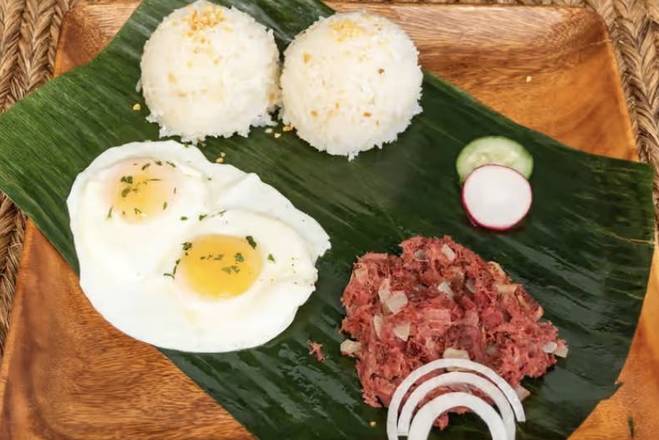 Order Corned Beef Silog food online from Lutong Bahay Filipino Food store, Pittsburg on bringmethat.com