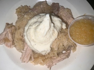 Order Good Luck Pork and Kraut food online from Dunderbak's store, Whitehall on bringmethat.com