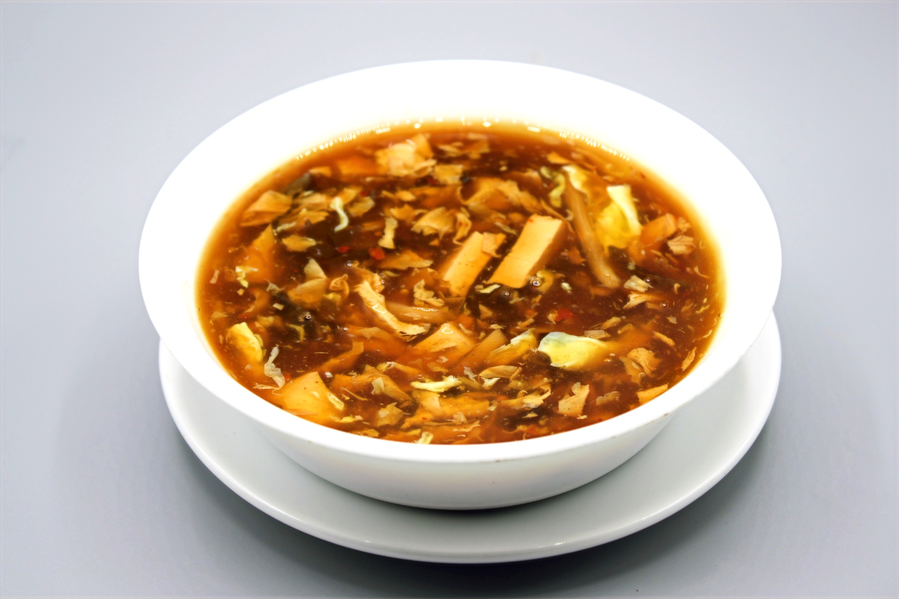 Order Hot and Sour Soup food online from Chau's cafe store, Ashburn on bringmethat.com