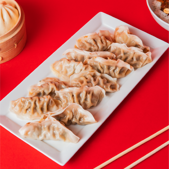 Order 12-Piece Dumplings food online from Wow Bao store, Chicago on bringmethat.com