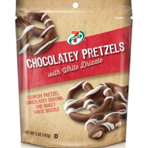 Order 7-Select Chocolate Drizzled Pretzel 5oz food online from 7-Eleven store, Pittsburgh on bringmethat.com