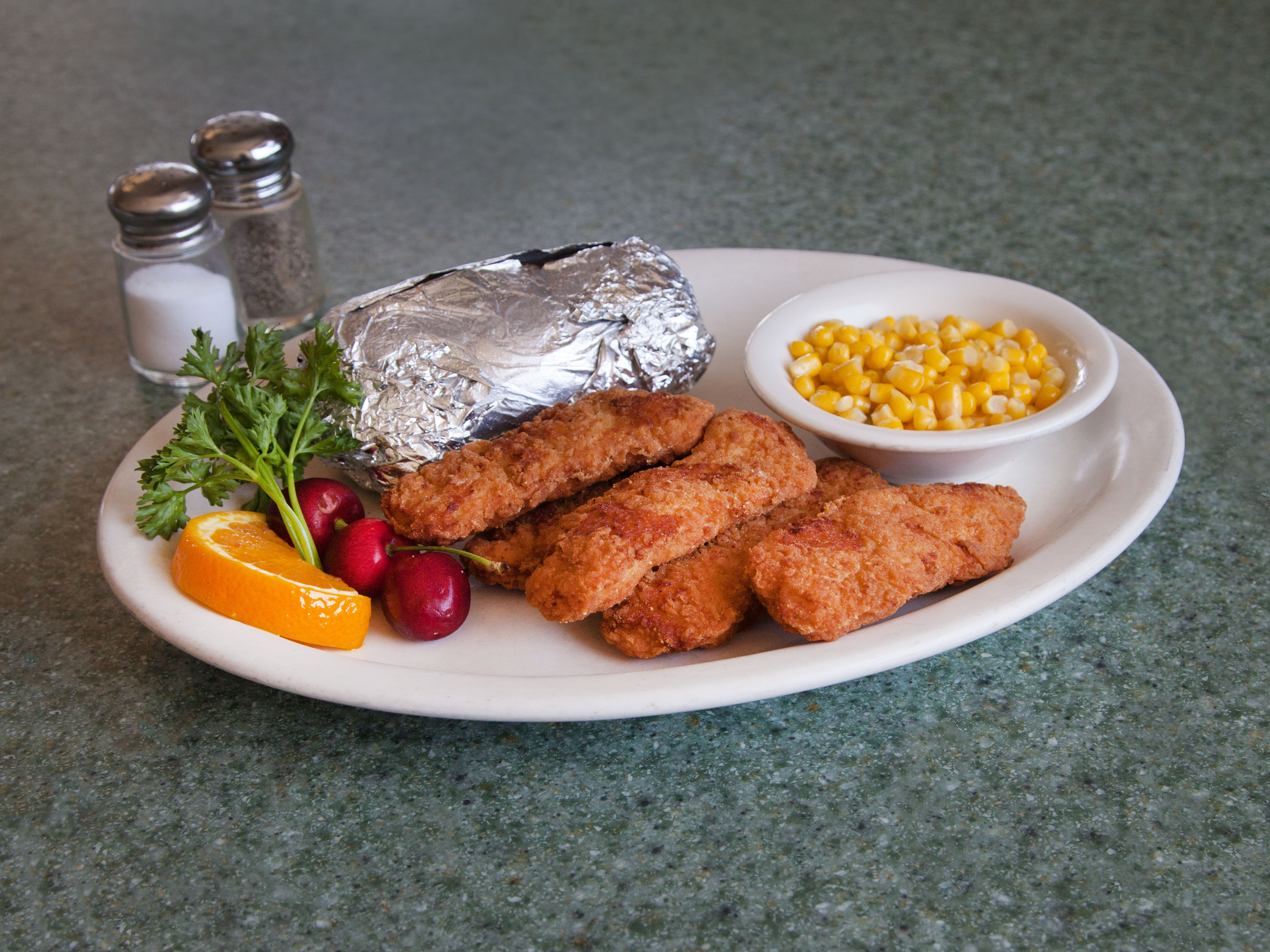 Order Chicken Strips Dinner food online from Goody Restaurant store, Plainfield on bringmethat.com