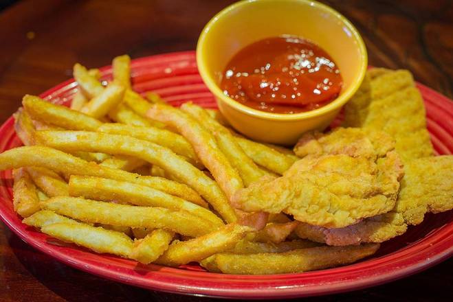 Order Chicken Fingers & French Fries | Deditos de Pollo con Papas food online from La Concha Restaurant store, Elmsford on bringmethat.com