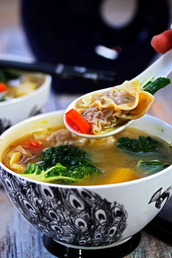 Order S05. Wor Won Ton Soup food online from China First store, Seattle on bringmethat.com