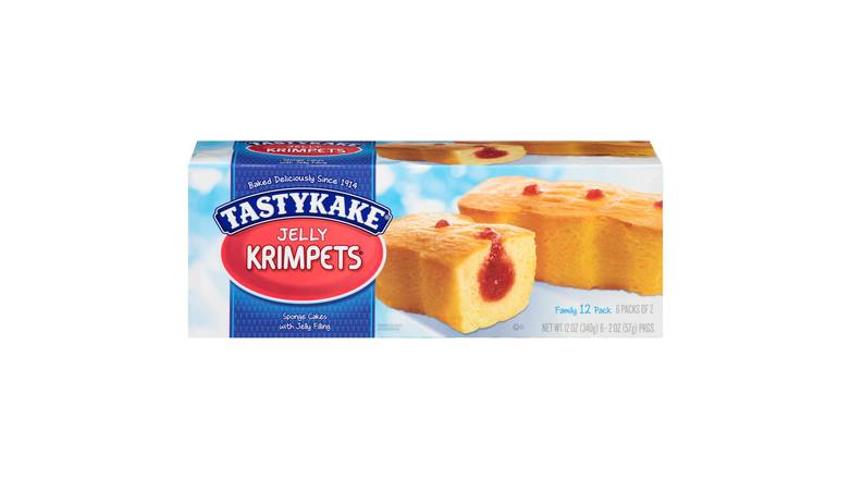 Order Tastykake® Jelly Krimpets® 6-2 oz. Packages food online from Gud2Go store, Marlton on bringmethat.com