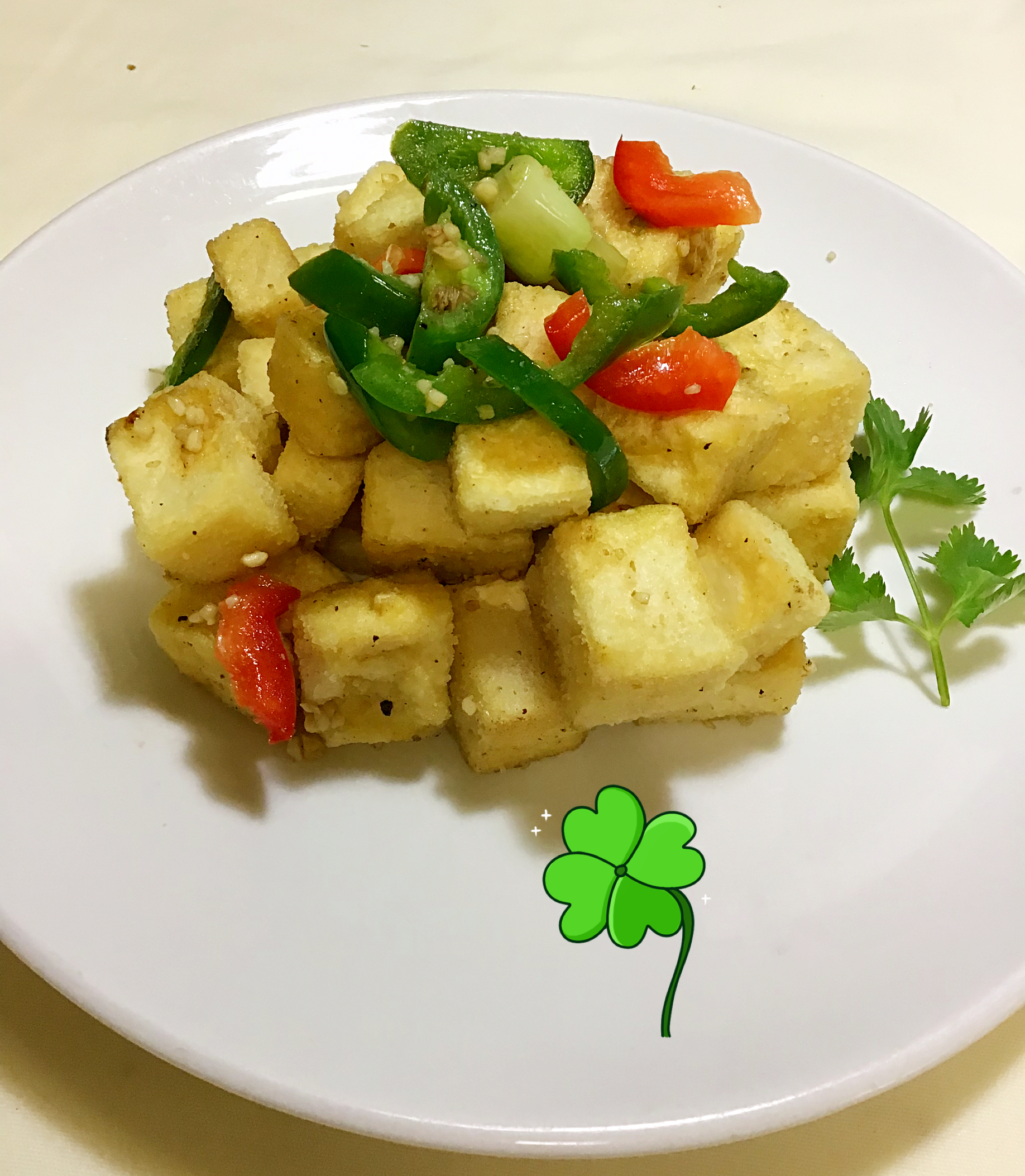 Order Fried Tofu 炸豆腐 food online from Win Garden store, San Francisco on bringmethat.com