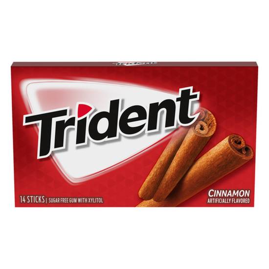 Order Trident Gum - Cinnamon food online from IV Deli Mart store, Goleta on bringmethat.com