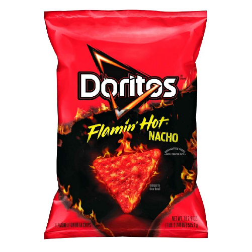 Order Doritos Flamin' Hot Nacho Cheese food online from Hothead Burritos store, Evansville on bringmethat.com
