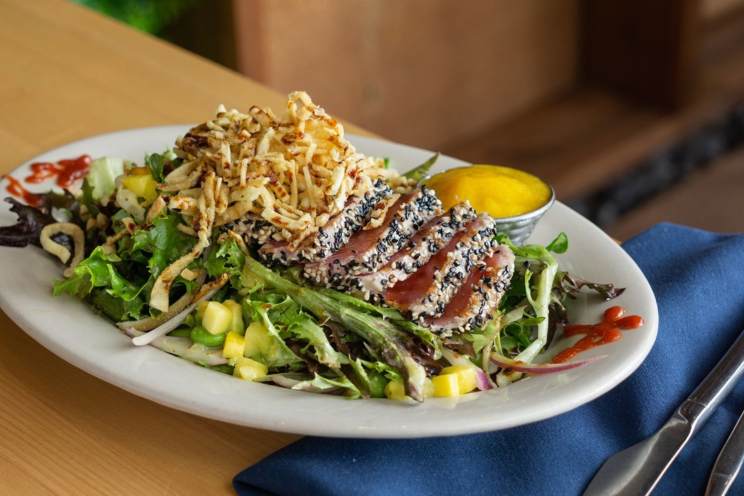 Order Ahi Tuna Salad* food online from Blue Water Grill store, Grand Rapids on bringmethat.com