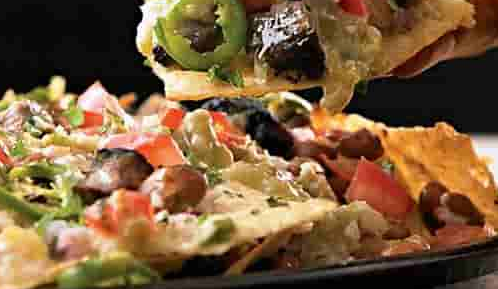 Order Steak Nachos food online from Lucky Dawgs Food Truck store, Chicago on bringmethat.com