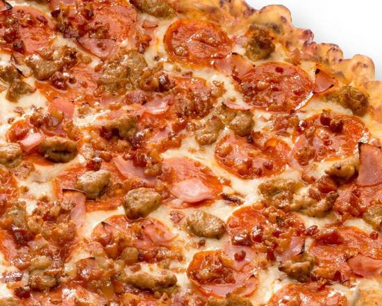 Order Meat Lovers Pizza food online from Rascal House Pizza store, University Heights on bringmethat.com