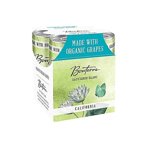 Order Bonterra Sauvignon Blanc Cans 4 Pack (4PK 250ML) 129586 food online from Bevmo! store, Chino on bringmethat.com