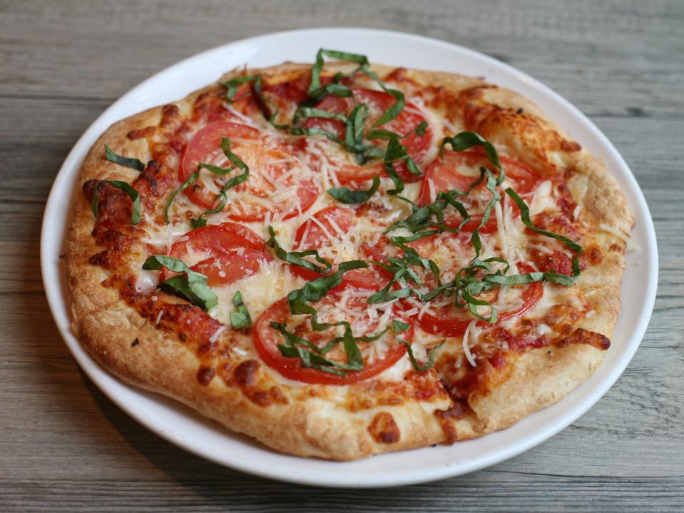 Order Margherita Pizza food online from Domani Pizzeria & Restaurant store, Seattle on bringmethat.com