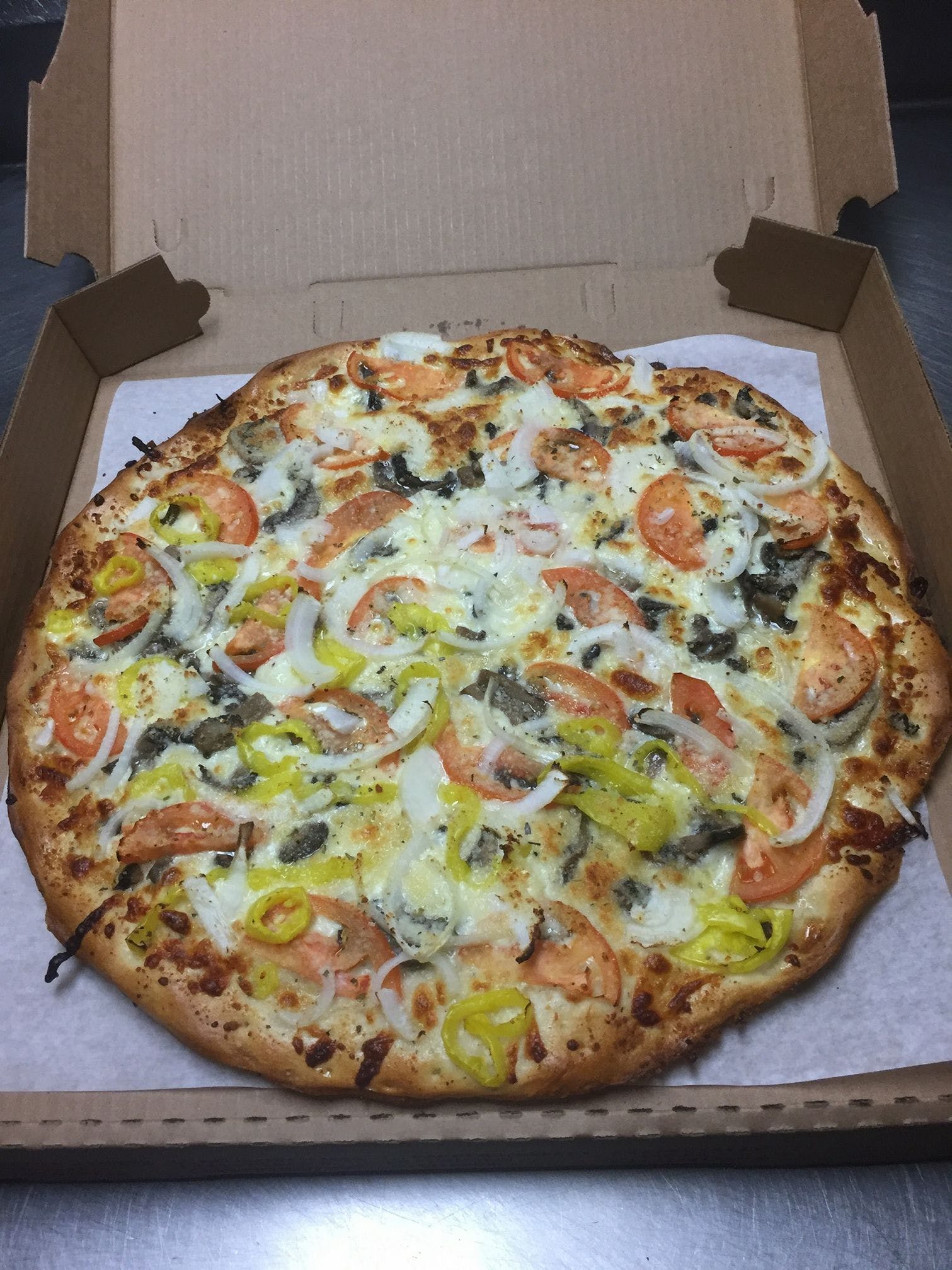 Order Veggie Pizza - Small 12" food online from Nonna Pizzeria store, Depew on bringmethat.com