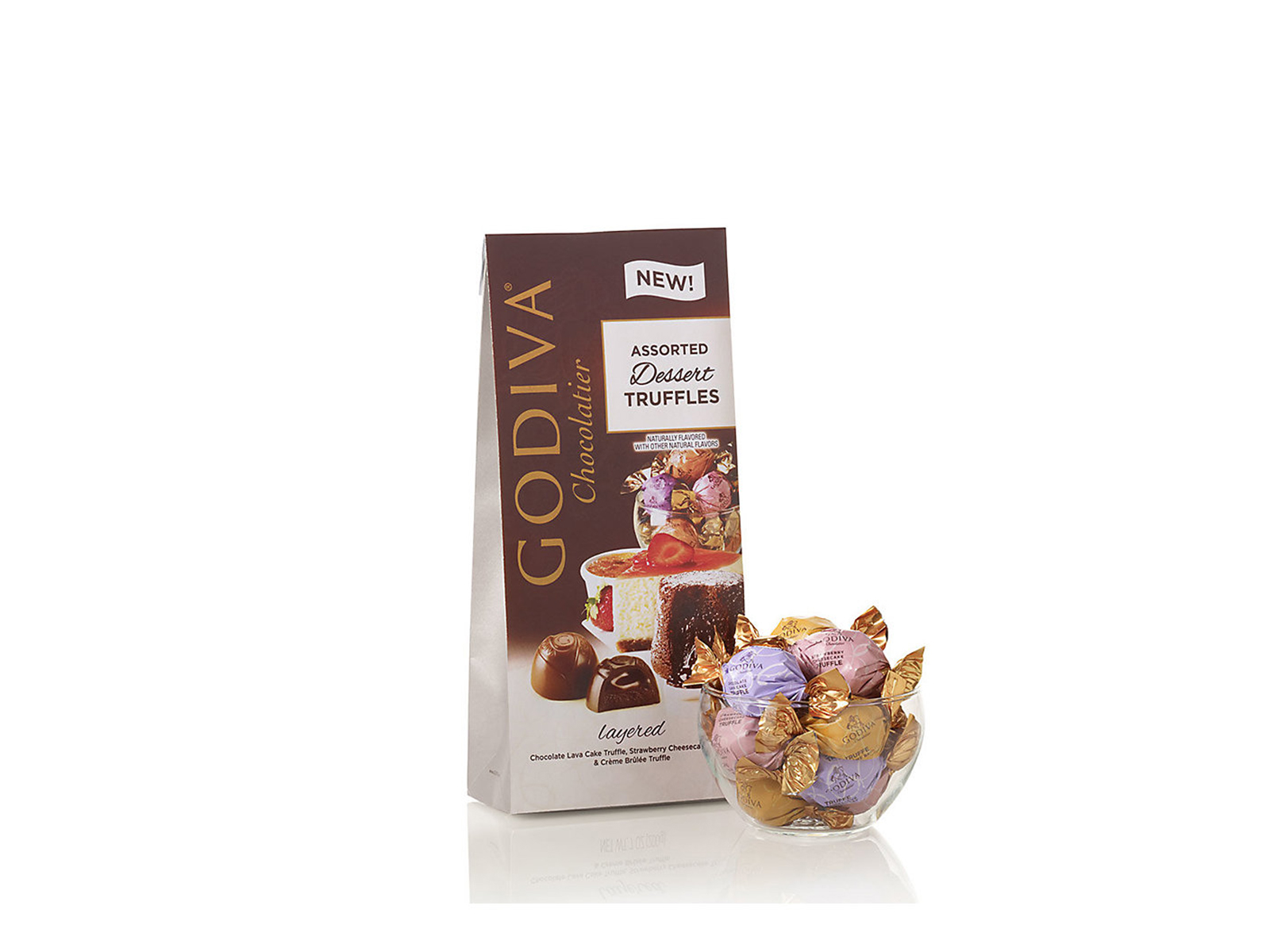 Order Wrapped Assorted Dessert Truffles food online from Godiva Chocolatier store, Strongsville on bringmethat.com