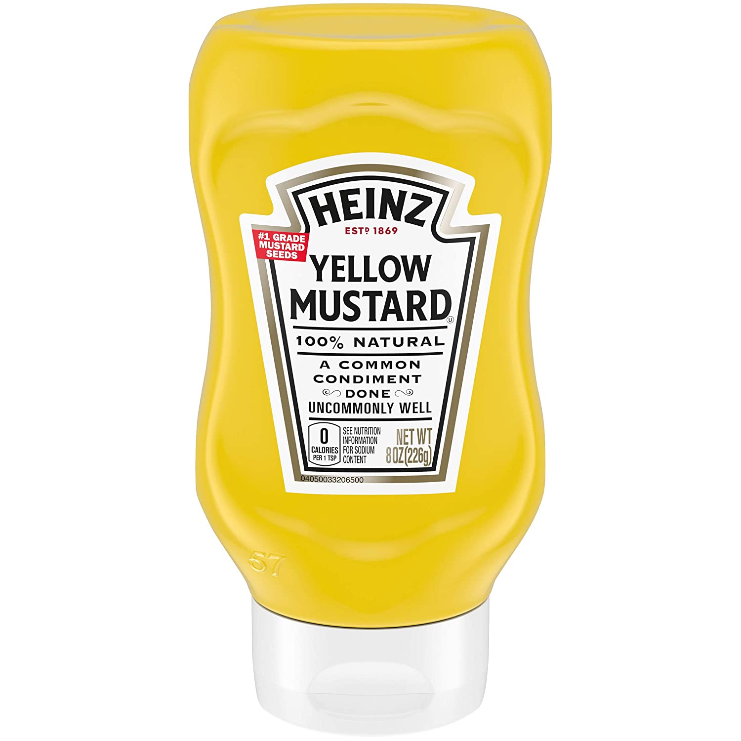 Order Heinz Yellow Mustard (8 oz) food online from Checkout Food Stores #69 store, Spring on bringmethat.com