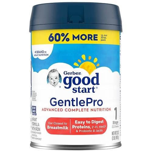 Order Gerber Good Start GentlePro Powder Infant Formula - 32.0 oz food online from Walgreens store, CALHOUN on bringmethat.com