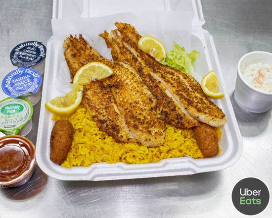 Order SW Grouper food online from Sharks fish & chicken Chicago style store, Macon-Bibb County on bringmethat.com