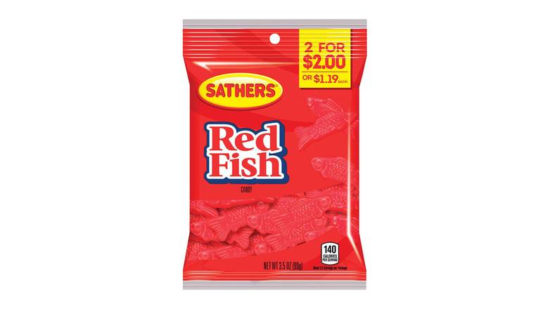 Order Sathers Red Fish Gummy Candy food online from Aldan Sunoco store, Aldan on bringmethat.com
